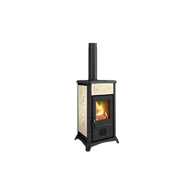 STUFA LEGNA  7 KW GEMMA 16 CER PANNA V6
