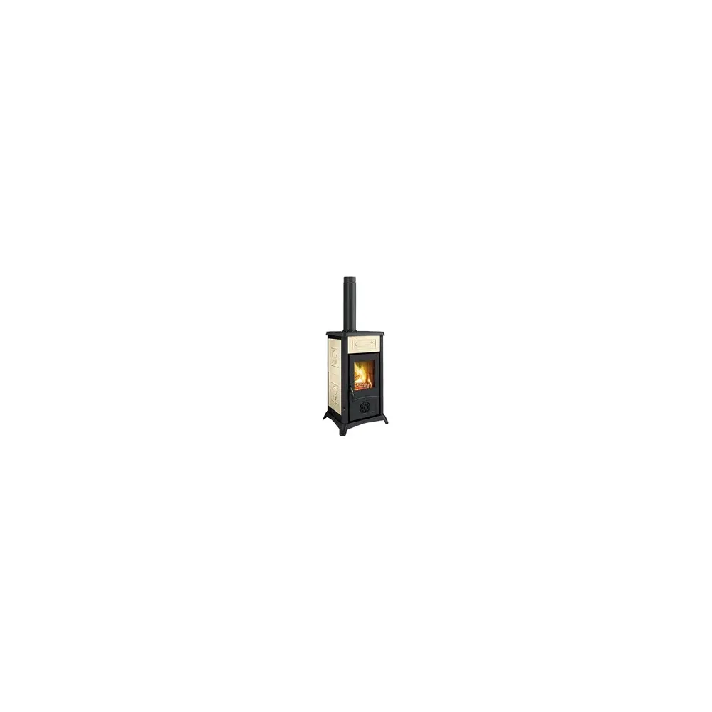 STUFA LEGNA  7 KW GEMMA 16 CER PANNA V6
