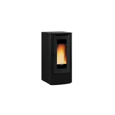 STUFA PELLET CANALIZ 12 KW TEOREMA PLUS AD NERO V6
