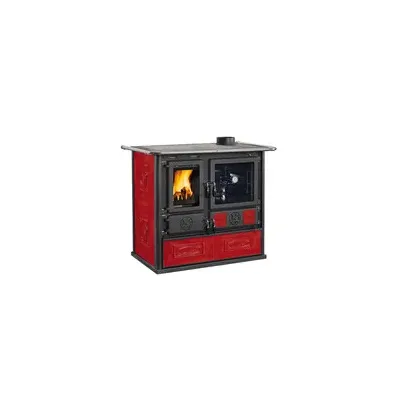 CUCINA LEGNA 8,8 KW ROSA VST.16 CER BORD V6