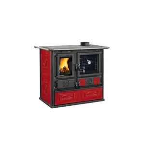 CUCINA LEGNA 8,8 KW ROSA VST.16 CER BORD V6