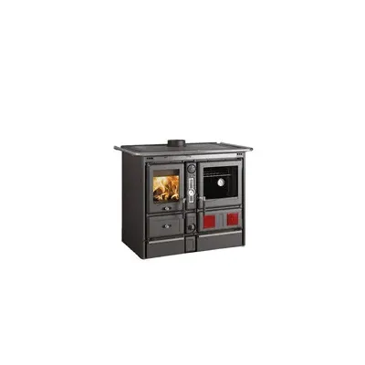 TERMOCUCINA LEGNA 16,8 KW ROSA XXL DSA ANTRACITE V6
