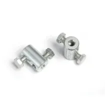 MORSETTO 2 VITI LATERALI FORO 4,5 MM CF 4 PZ