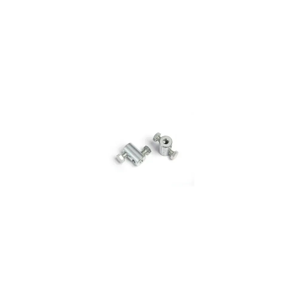 MORSETTO 2 VITI LATERALI FORO 4,5 MM CF 4 PZ