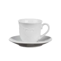 TAZZINA CAFFE CUORI C/PIATTINO 6PZ