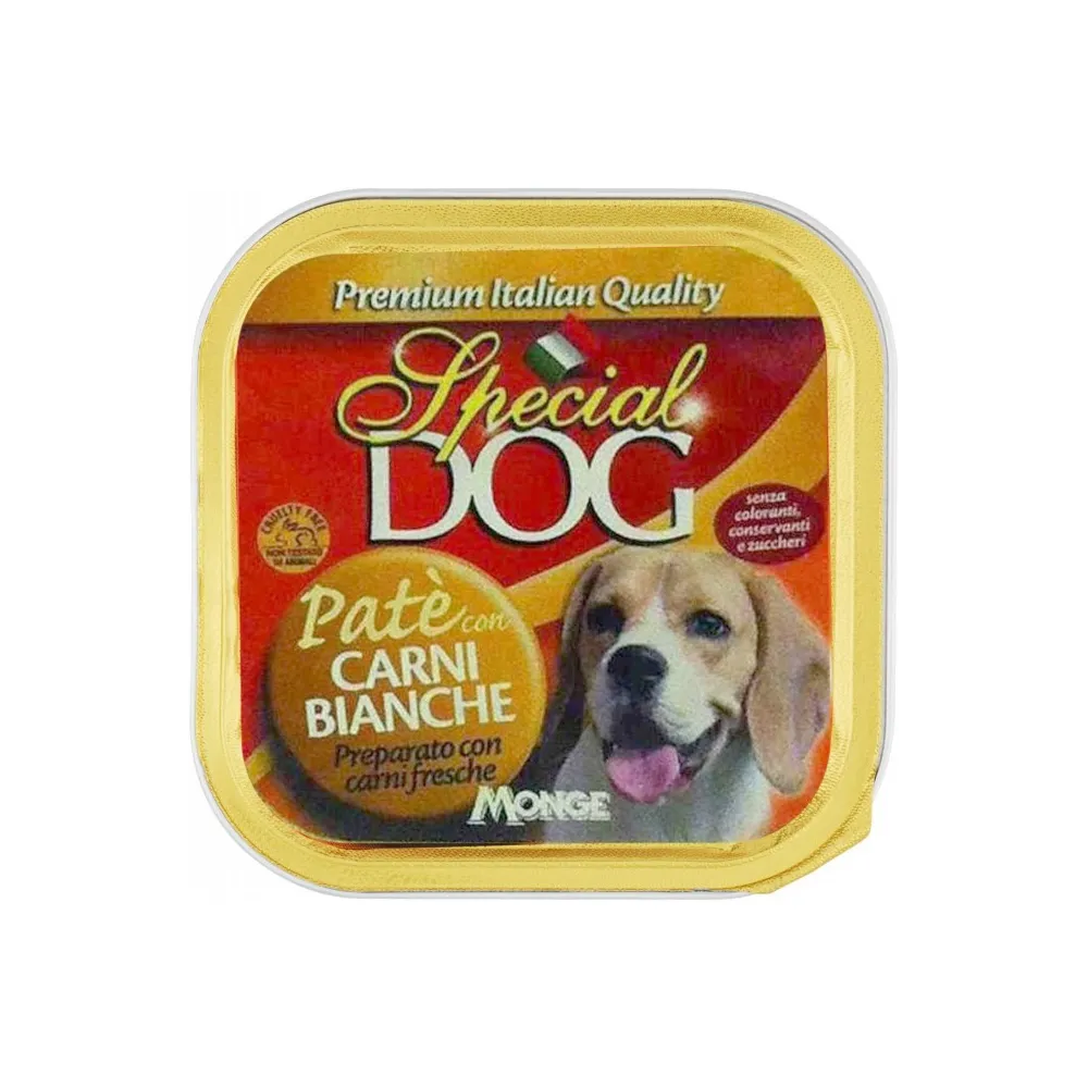 ALIMENTO PER CANI 'PATE SPECIAL DOG' carni bianche - gr 150 (24 PZ)