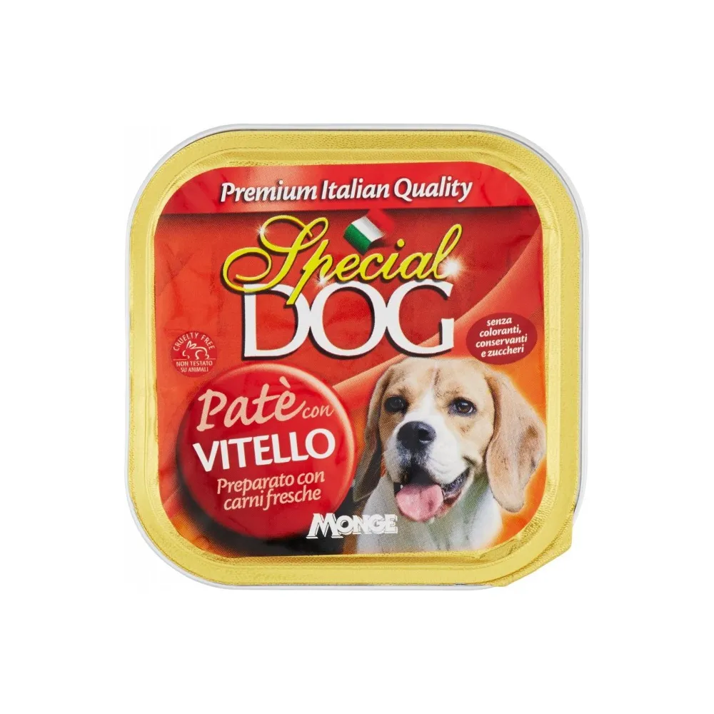 ALIMENTO PER CANI 'PATE SPECIAL DOG' vitello - gr 150 (24 PZ)