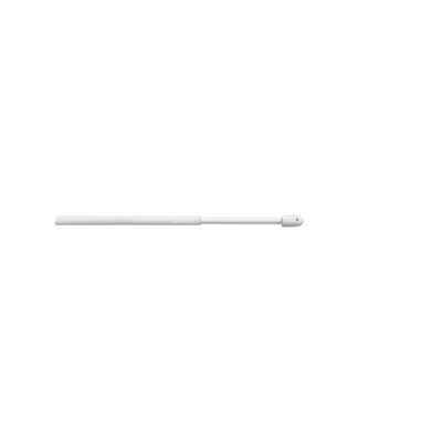 STANGHETTA TONDA A VITE 'BERLINO' Ø 8 mm. - cm 60 Mag. 80 - bianco - blister 2 pz
