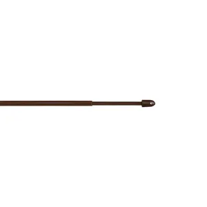 STANGHETTA TONDA A VITE 'BERLINO' Ø 8 mm. - cm 30 Mag. 50 - marrone - blister 2 pz