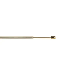 STANGHETTA TONDA A VITE 'BERLINO' Ø 8 mm. - cm 30 Mag. 50 - oro - blister 2 pz