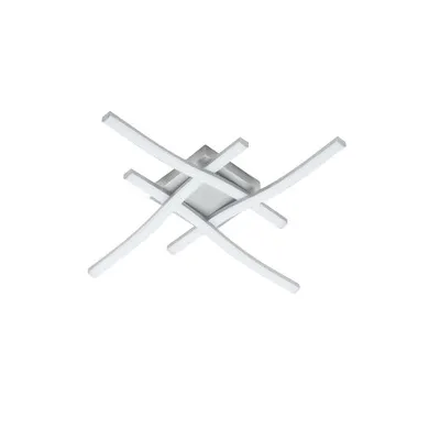PLAFONIERA LED SERIE 'TRATTI' 20W - 2700LM - col. silver