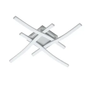 PLAFONIERA LED SERIE 'TRATTI' 20W - 2700LM - col. silver