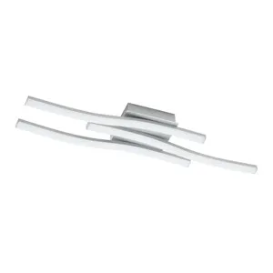 PLAFONIERA LED SERIE 'TRATTI' 15W - 1950LM - col. silver