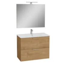 MOBILE BAGNO 'MIA' base cm. 77,5 x 37,8 x 59,6 - golden oak