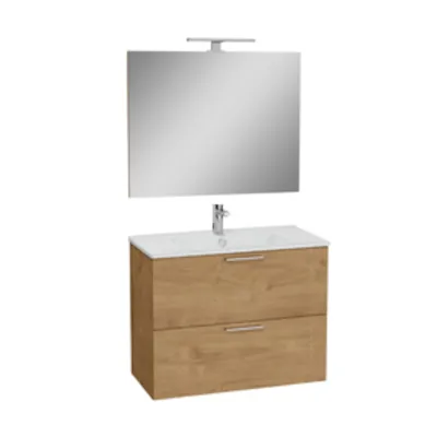 MOBILE BAGNO 'MIA' base cm. 77,5 x 37,8 x 59,6 - golden oak