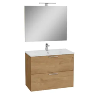 MOBILE BAGNO 'MIA' base cm. 77,5 x 37,8 x 59,6 - golden oak