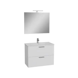 MOBILE BAGNO 'MIA' base cm. 77,5 x 37,8 x 59,6 - bianco lucido