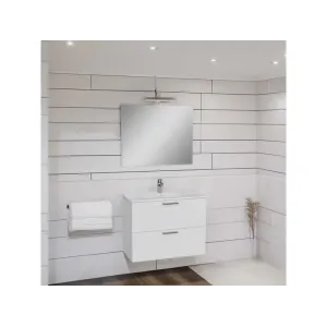 MOBILE BAGNO 'MIA' base cm. 77,5 x 37,8 x 59,6 - bianco lucido