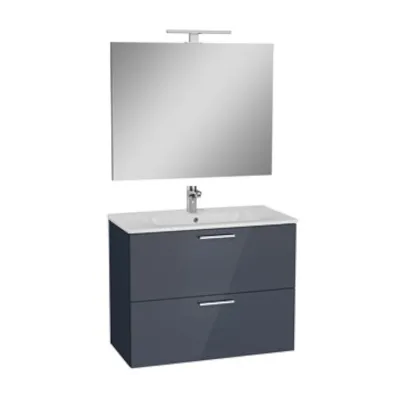 MOBILE BAGNO 'MIA' base cm. 77,5 x 37,8 x 59,6 - antracite