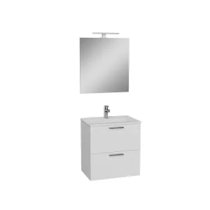 MOBILE BAGNO 'MIA' base cm. 57,5 x 37,8 x 59,6 - bianco lucido