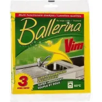 PANNO IN MICROFIBRA GIALLO confezione da pz.3