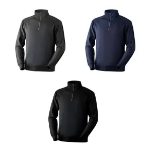 FELPA DA LAVORO CON GIROCOLLO 'PHOENIX' taglia XXXL - blu
