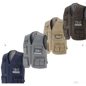 GILET DA LAVORO 'DERNA' taglia XXXL - grigio