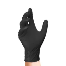 GUANTI NITRILE NERO MIS.M