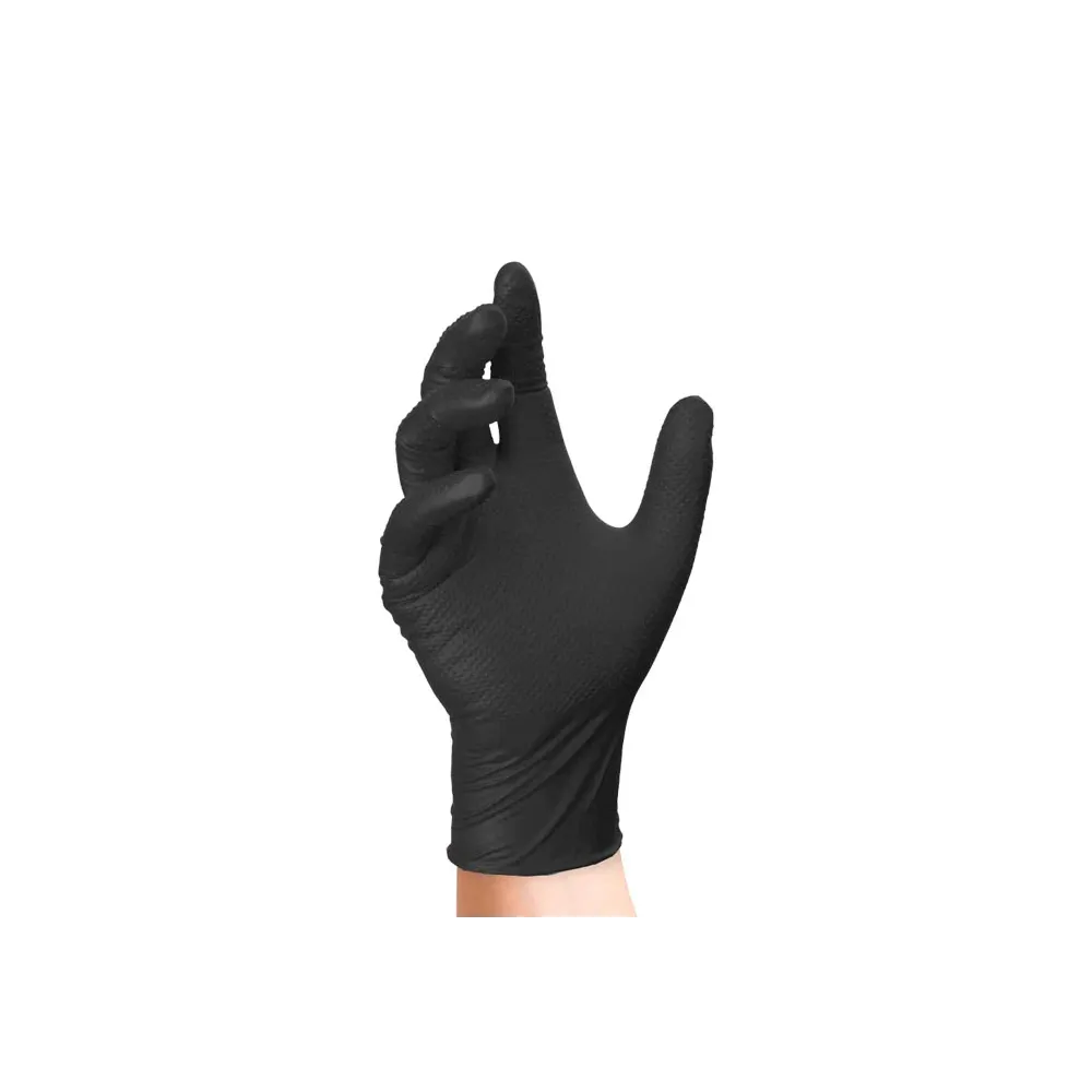 GUANTI NITRILE NERO MIS.M
