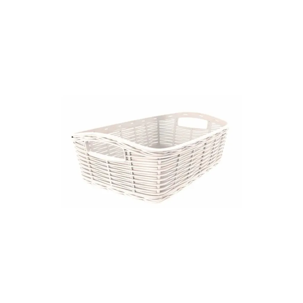 CESTA CASALINGA 'LA CANESTRINA' mod. 'maxi' cm.39 x 29 x h.16 - panna