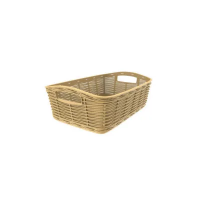 CESTA CASALINGA 'LA CANESTRINA' mod. 'maxi' cm.39 x 29 x h.16 - tortora