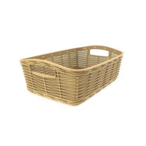 CESTA CASALINGA 'LA CANESTRINA' mod. 'maxi' cm.39 x 29 x h.16 - tortora