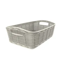 CESTA CASALINGA 'LA CANESTRINA' mod. 'mini' - cm.20 x 14 x h.7 - panna