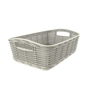 CESTA CASALINGA 'LA CANESTRINA' mod. 'mini' - cm.20 x 14 x h.7 - panna
