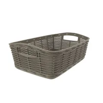 CESTA CASALINGA 'LA CANESTRINA' mod. 'mini' - cm.20 x 14 x h.7 - tortora