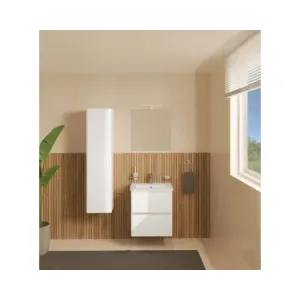 COLONNA PER BAGNO BAGNO 'MIA PLUS ROUND' colore bianco lucido