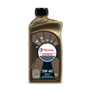 OLIO MOTORE PER AUTOVETTURE 'SYNTHETIC' 5W40 - lt. 1 (12 pz)