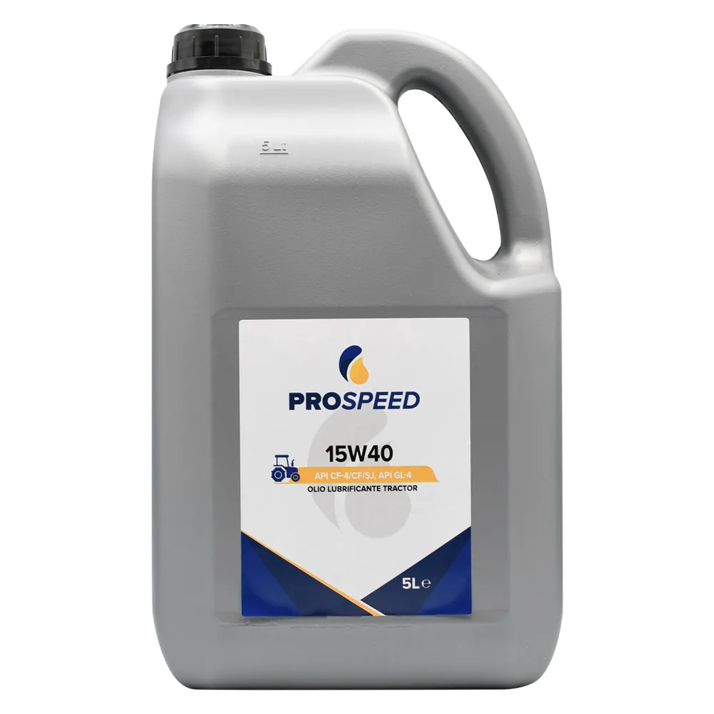 OLIO LUBRIFICANTE PER MACCHINE AGRICOLE 'TRACTOR' 15W40 - tipo STOU (4 PZ)