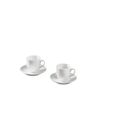 TAZZINE CAFFE C/PIATTINO 6PZ BIANCO