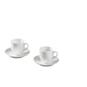 TAZZINE CAFFE C/PIATTINO 6PZ BIANCO