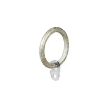 ANELLO PER SCORRITENDA col. avorio oro - Ø 12 mm  cf. 6 pz
