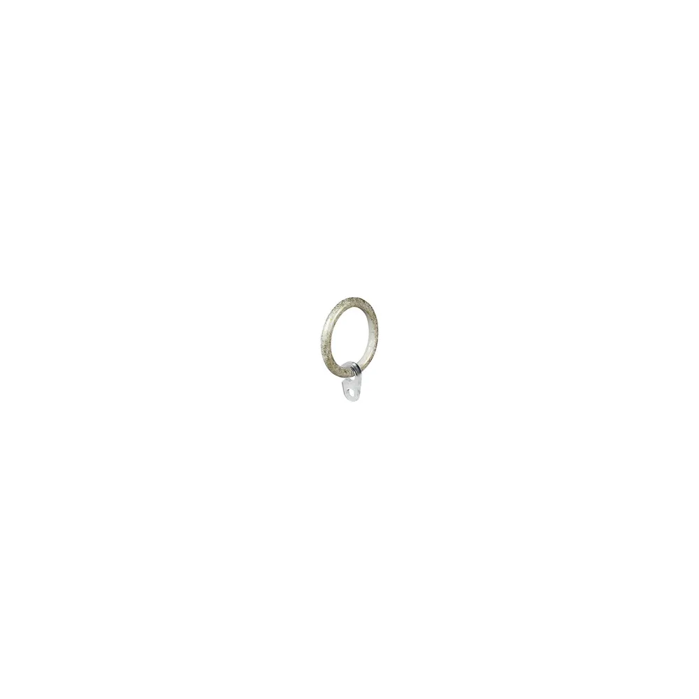 ANELLO PER SCORRITENDA col. avorio oro - Ø 12 mm  cf. 6 pz