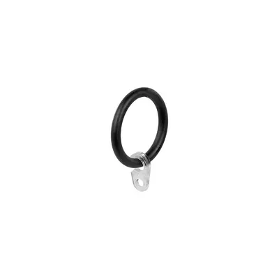 ANELLO PER SCORRITENDA col. nero - Ø 20 mm  cf. 8 pz