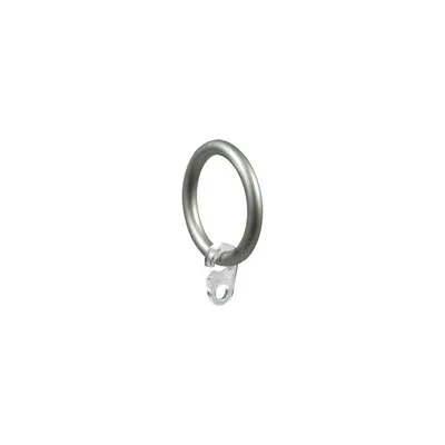 ANELLO PER SCORRITENDA col. nichel - Ø 20 mm  cf. 8 pz