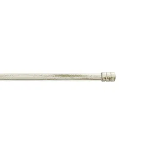 SCORRITENDA 'KIT FERRO' mod. 'Cilindro' col. avorio oro Ø 20/19 mm.