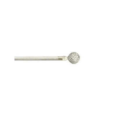 SCORRITENDA 'KIT FERRO' mod. 'Boccia fiore' col. avorio oro Ø 20/19 mm.