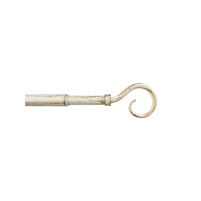 SCORRITENDA 'MINI KIT FERRO' mod. 'Ricciolo' col. avorio oro