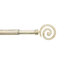 SCORRITENDA 'MINI KIT FERRO' mod. 'Spirale' col. avorio oro