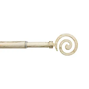 SCORRITENDA 'MINI KIT FERRO' mod. 'Spirale' col. avorio oro