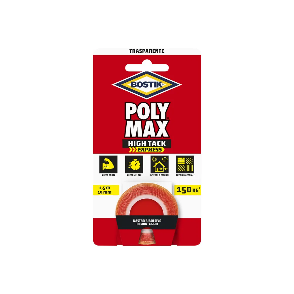 BOSTIK POLYMAX NASTRO BIAD HIGH TACK EXPRESS EXPO